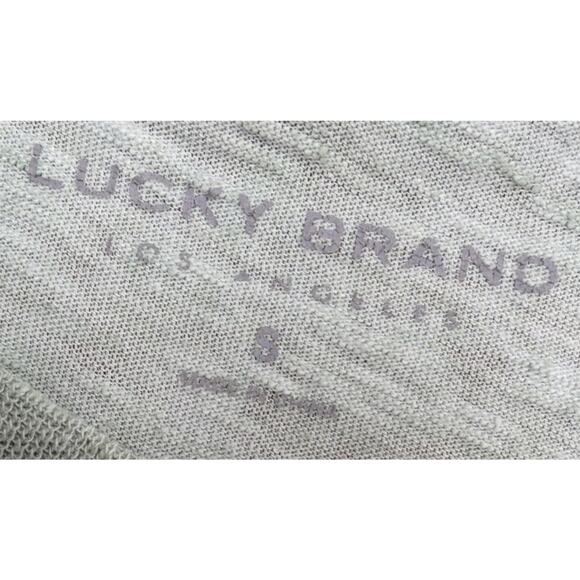 Lucky Brand Textured T Shirt Mens Size Small Green Short Sleeve California - Picture 5 of 5